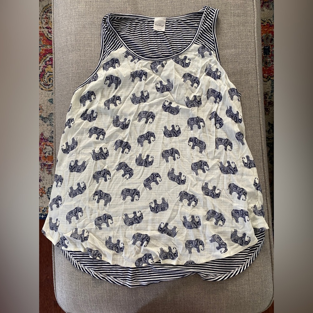 Kaileigh Carah Mixed Material Tank Top